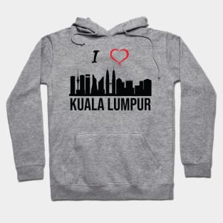 I love Kuala Lumpur Skyline Malaysian Culture Hoodie